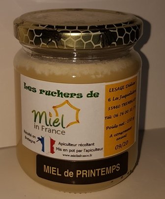 Miel de Printemps (Pot de 250 gr )